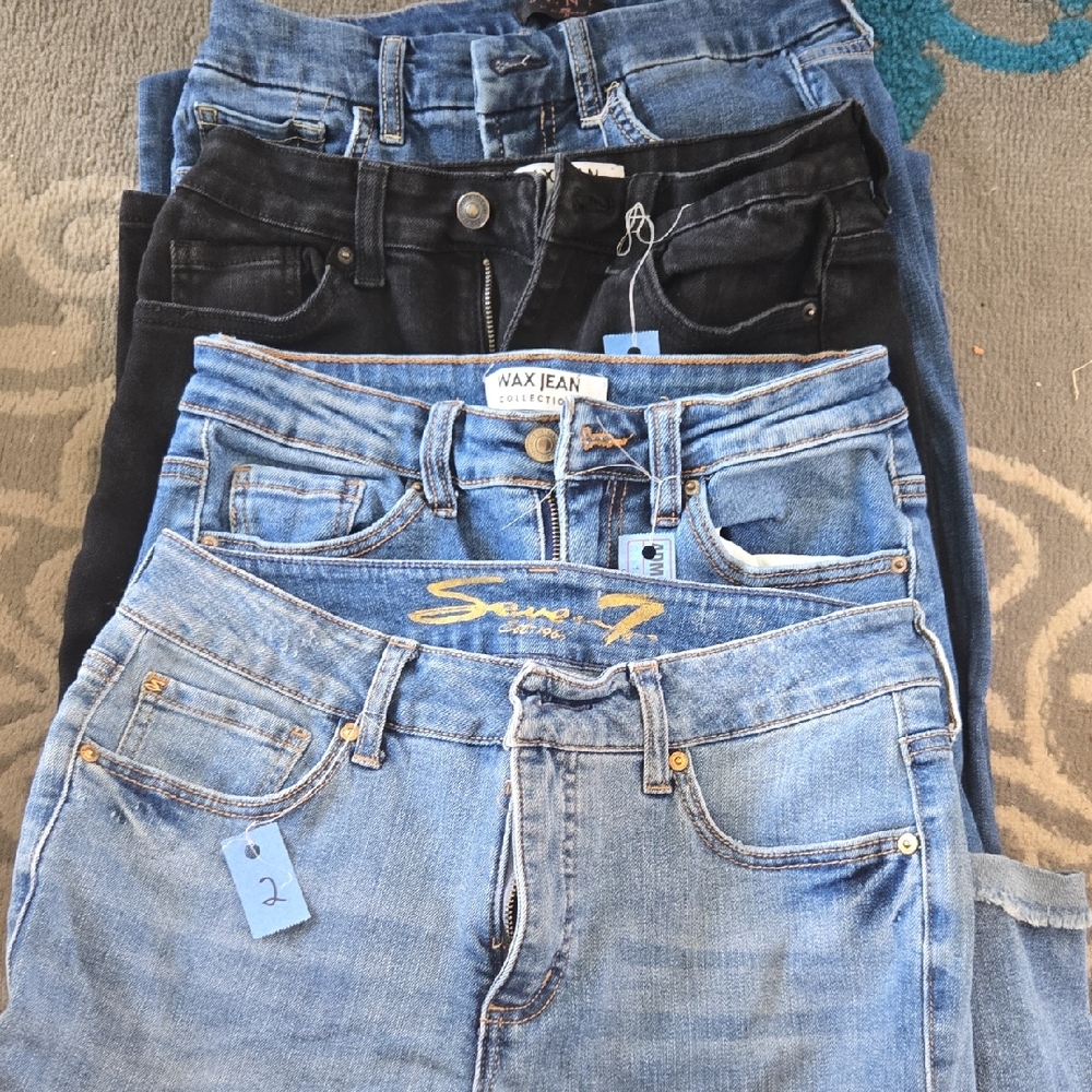 7 For All Mankind Light Blue Skinny Jeans
